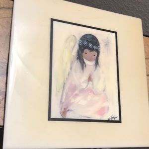 DeGrazia Tile “Little Prayer” Very Vintage Signed